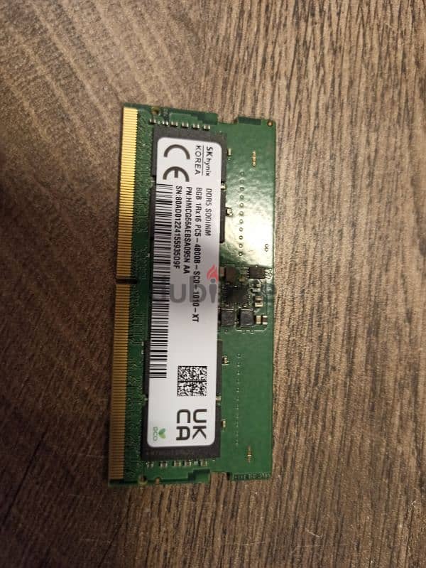 DDR5 Laptop Ram 8GB 4800 MHz New رام لابتوب جديدة 2