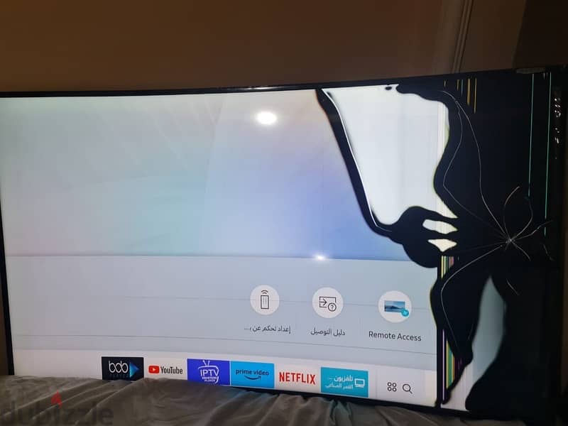 samsung smart TV 55 curved 4