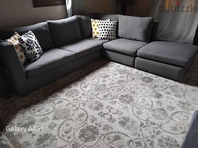 ركنة عمولة خشب زان لمدى الحياة sofa Lshape