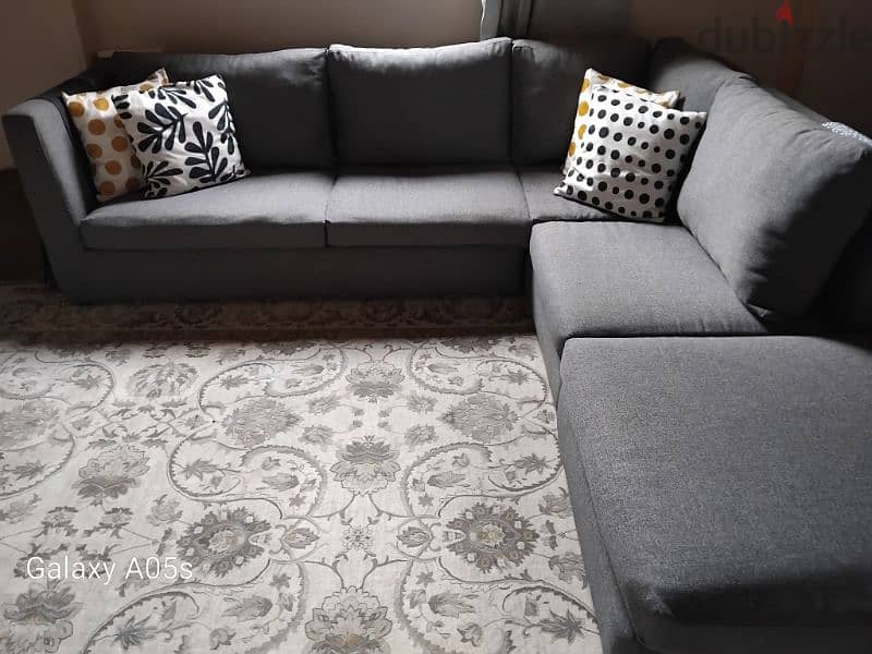 ركنة عمولة خشب زان لمدى الحياة sofa Lshape 2