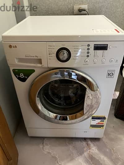 LG 8kg washing machine