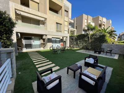 First use apartment with Garden For Rent ( Fully furnished ) in Village Gardens Katameya ( VGK ) Fifth Settlement - New Cairo