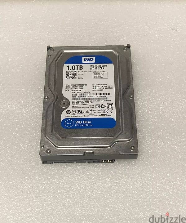 WD Blue 1TB HDD 0