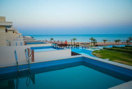 First row chalet on the sea in the heart of Ain Sokhna, Blue Blue Village