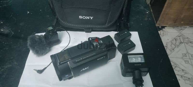 camera sony 4k fdr ax53 1