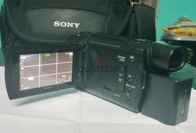 camera sony 4k fdr ax53 2