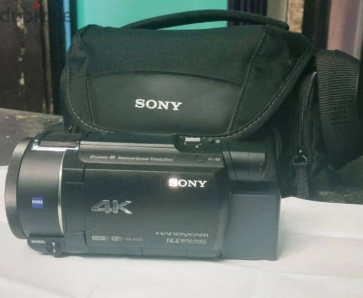 camera sony 4k fdr ax53 5