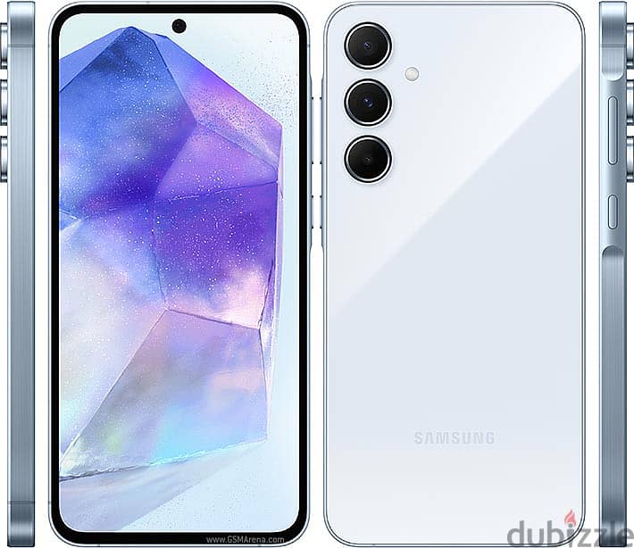 للبيع Samsung Galaxy A55 8 128 اللون Iceblue كسر زيرو بفاتوره ضريبيه 0