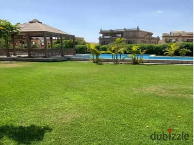 Land 2Acres with membership & Villa finished 600m with a swimming pool, a football field and a horse stable for sale in Arabi Association, Obour City