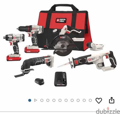 Porter cable 6 tools cordless set