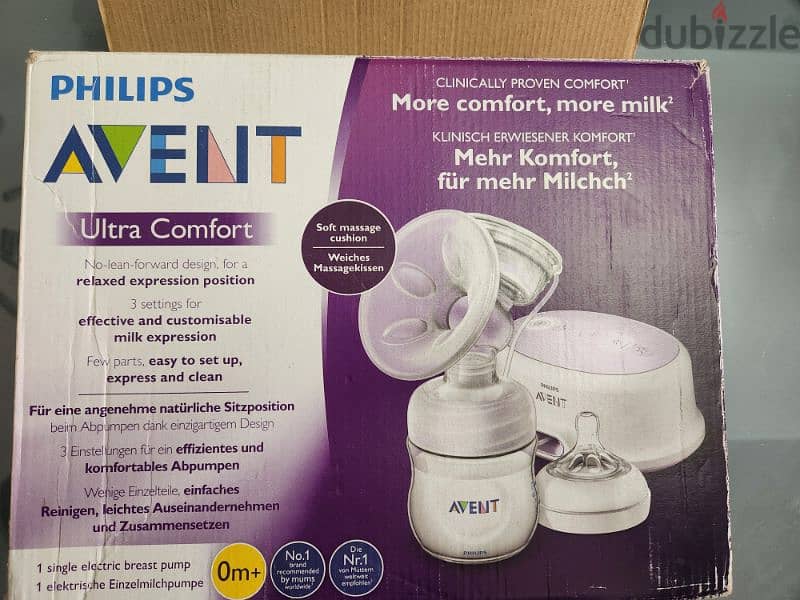 Avent breast pump 0