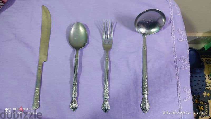 stainless steel knives, spoons, forks set 3