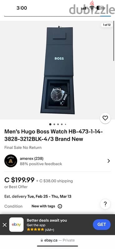 Hugo Boss Watch (HB-473-1-14-3828) 7