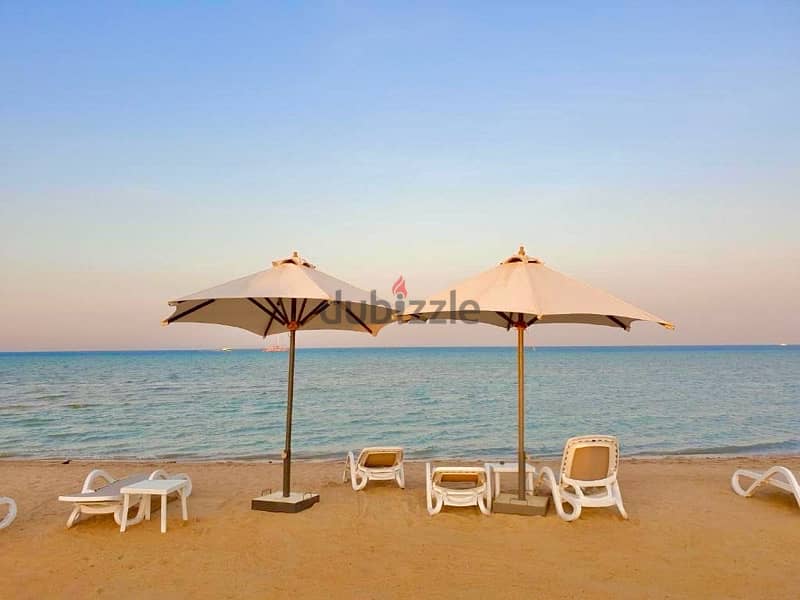 شاليه غرفتين للإيجار في مانجروفي جونه 2BR for rent in mangroovy Gouna 0