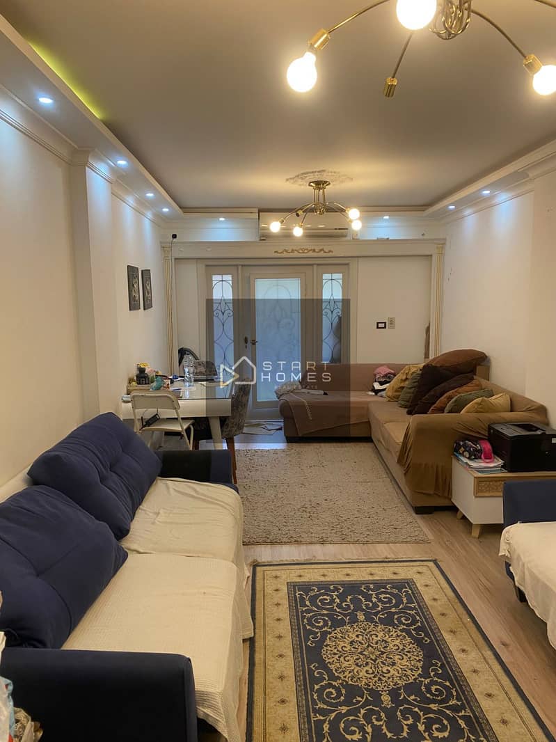 Apartment for sale for lovers of excellence, ground floor with garden, at a special price in Al-Rehab 0