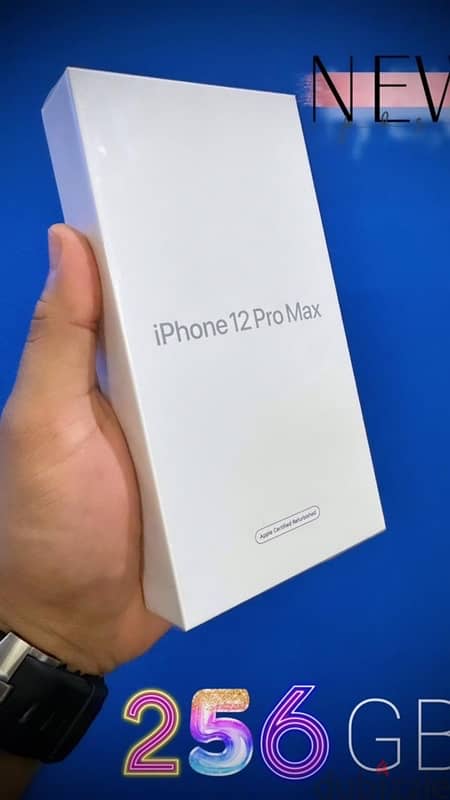 iphone 12 Pro Max 128G - 256G اجهزه زيرو بضمان ابل 1