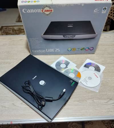 سكانر canon canoscan lide 25 للبيع بحالة الزيروو