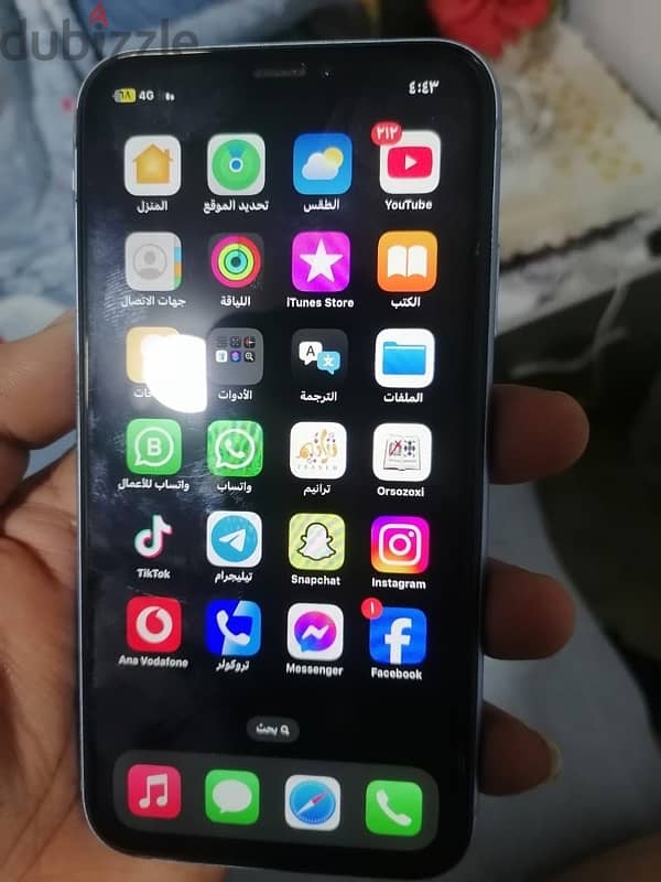 تلفون ايفون xr بحاله ممتازه استيراد شغال كل فيس ايدى مش مفتوحه بطاريه 1