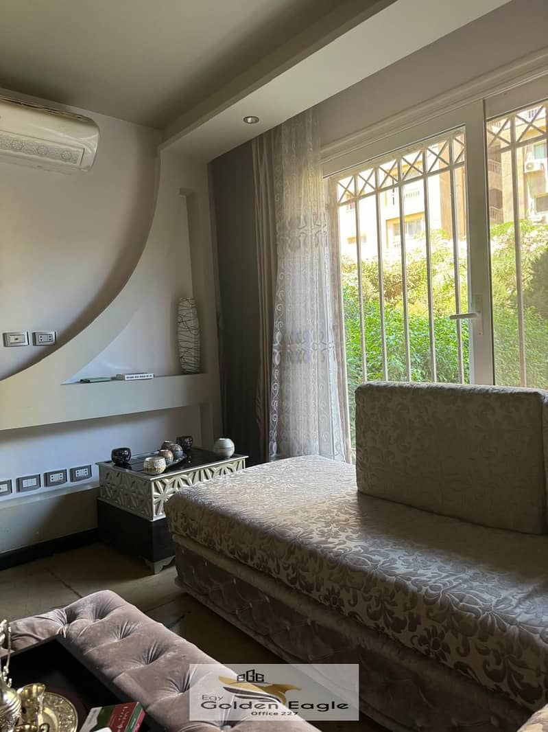 For sale: a distinctive ground floor apartment with a garden, covering 186 square meters in Madinaty, in the best and most unique phases of Madinaty, 0