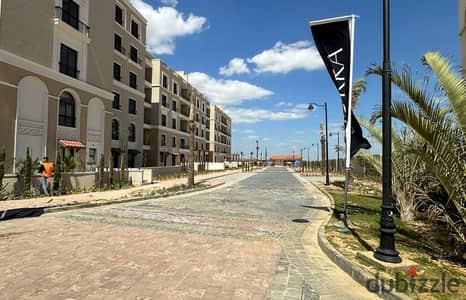 Apartment for sale in Village West Compound with a 30% down payment and installments over 7 years – immediate delivery.