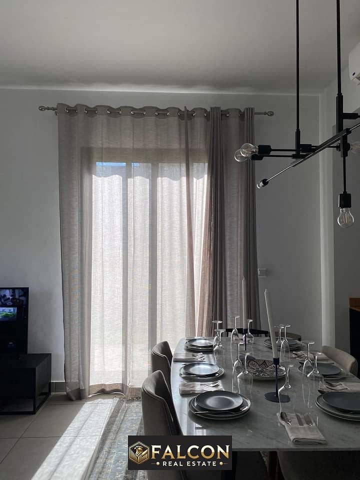 For sale, a very special apartment with a down payment of 970 thousand from La Vista in El Shorouk in Patio Sola Compound 0