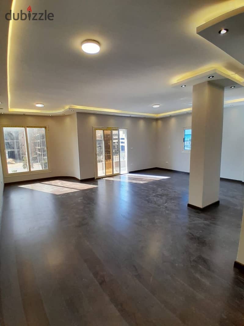 Apartment for administrative rent in the south of Academy A, on the northern 90th, directly front of the Sweden Company, near Cairo Festival, suita 0