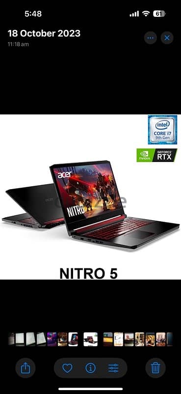 gaming laptop acer nitro 5