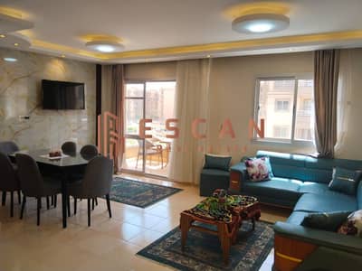 Furnished apartment for rent in Madinaty B7, near services, ultra super luxe finishing