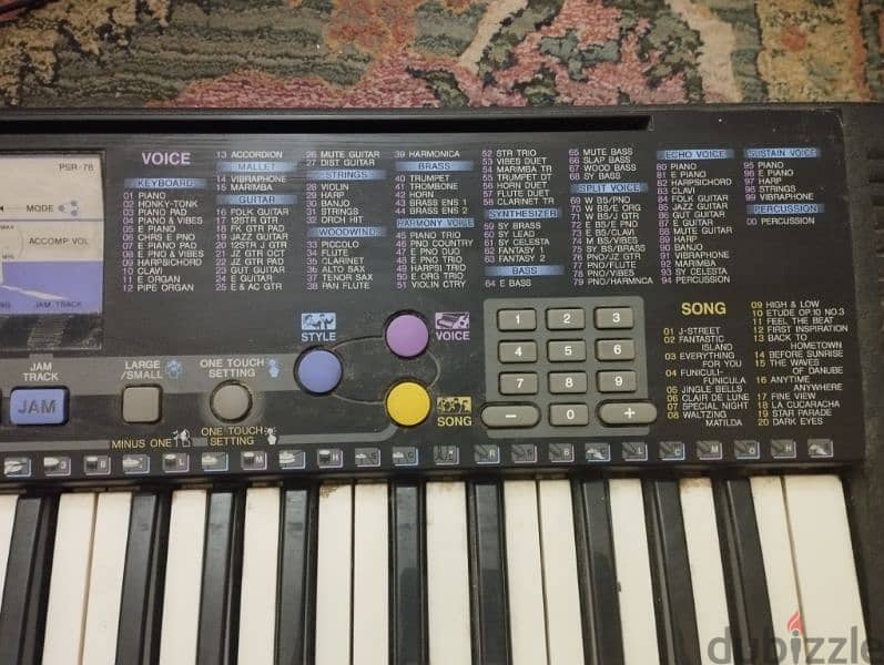 Yamaha PSR-78 Portatone 49 Keys Electronic اورج 2