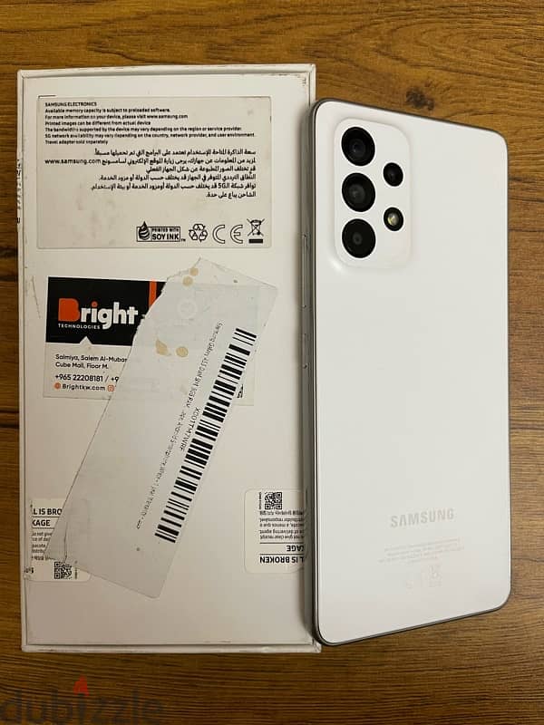 Samsung Galaxy A53 Dual SIM, 8GB RAM, 128GB Storage, White (Like New) 0