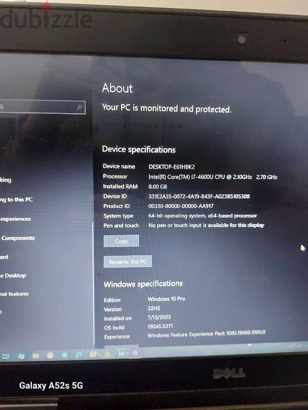 لابتوب مستعمل نوعه Dell 0