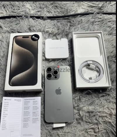 iPhone 15 promax 256 giga used مفيهوش خربوش