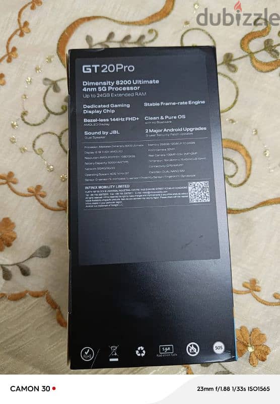 infinix gt 20 pro 1