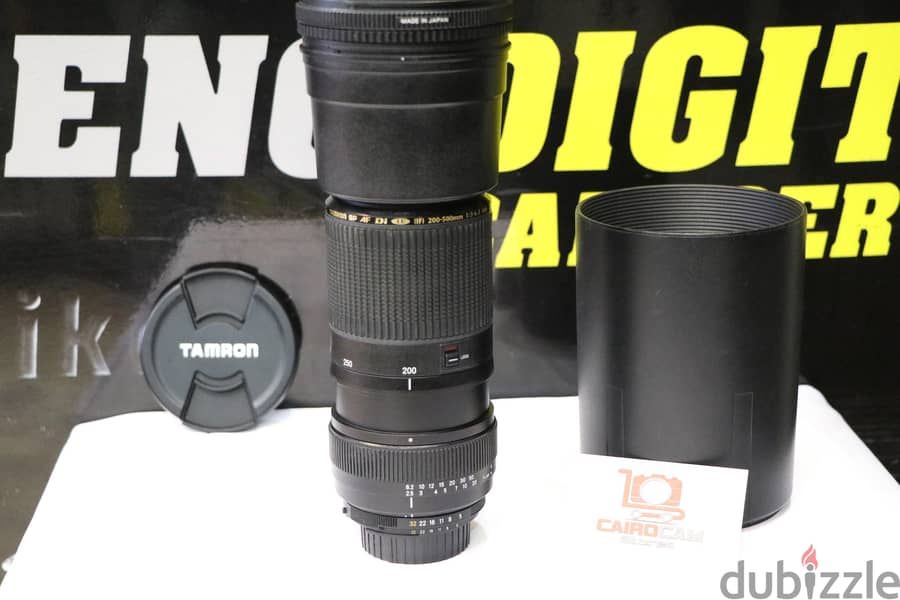 Tamron SP AF 200-500mm  F/5-6.3 Di LD IF Telephoto Zoom Lens with Hood 0