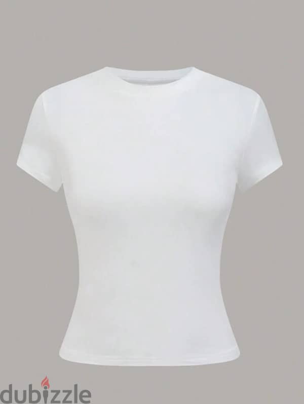 white basic top 0