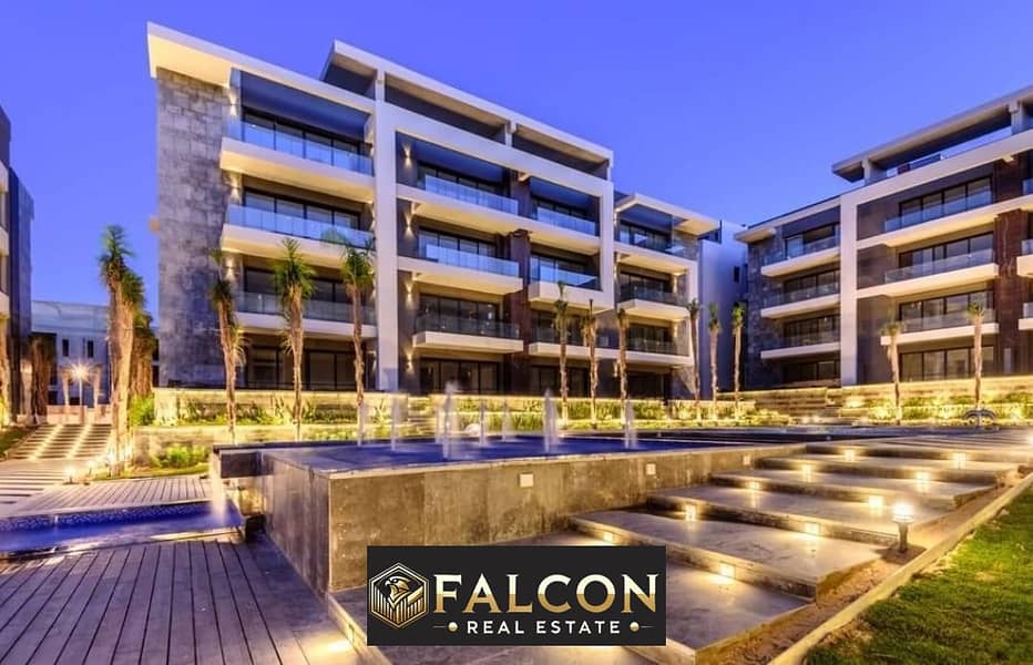 For sale, a fully finished apartment in the most distinguished compound in El Shorouk and next to Madinaty, in installments 0