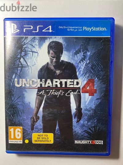 Uncharted 4 Playsation CD