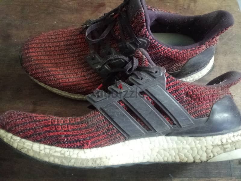 adidas Ultraboost 4.0 Athletic Running Shoes Red CP9248 1