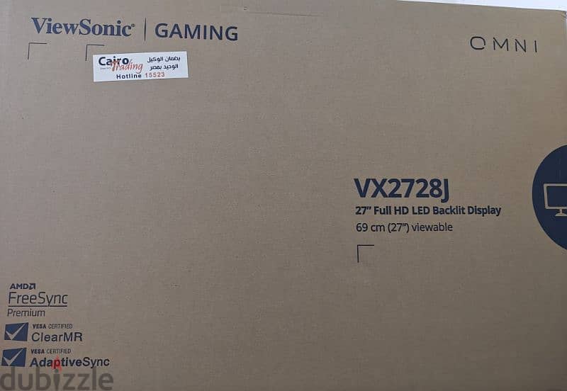 شاشه جديده ViewSonic VX2728J 180HZ 0.5MS IPS 0