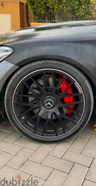 mercedes  orginal c63 rims ,  جنوط مرسيدس