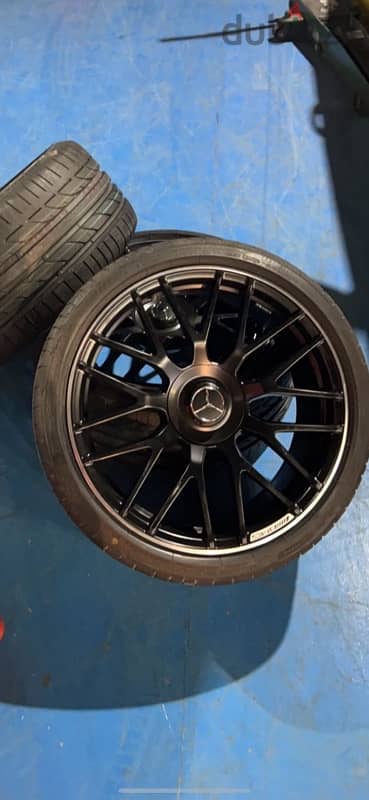 mercedes  orginal c63 rims ,  جنوط مرسيدس 1