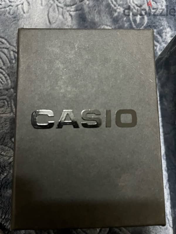 casio watch water resistent stainless steel backساعه كاسيو جديدة 1