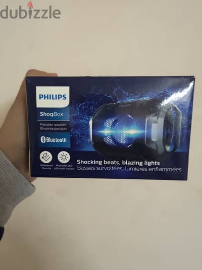 سبيكر فيلبس بلوتوث - Philips ShoqBox SB300 Wireless Portable Speaker