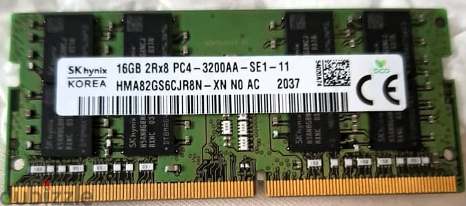 رام Crucial & SK hynix RAM 16GB DDR4