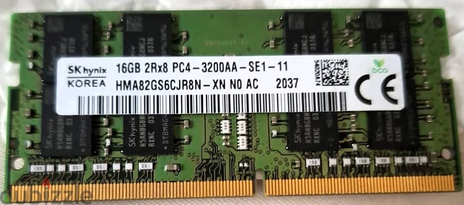 رام Crucial & SK hynix RAM 16GB DDR4 0