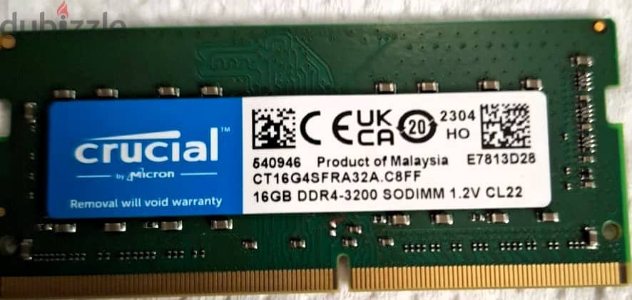 رام Crucial & SK hynix RAM 16GB DDR4 1