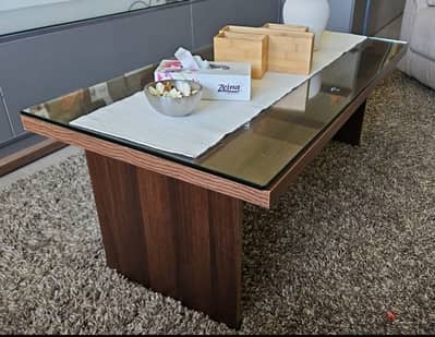 brown living table