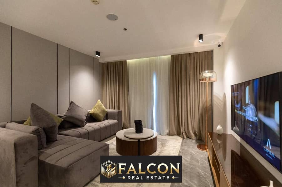 Apartment 80m fully finished with air conditioners in front of City Center Almaza, 35% discount in Heliopolis 0