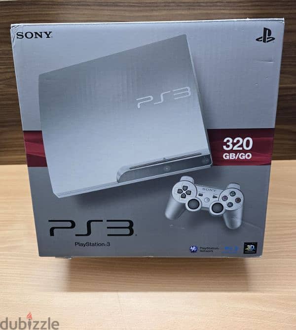 SONY PlayStation 3 PS3 CECH-2500B satin silver Console 320GB 0