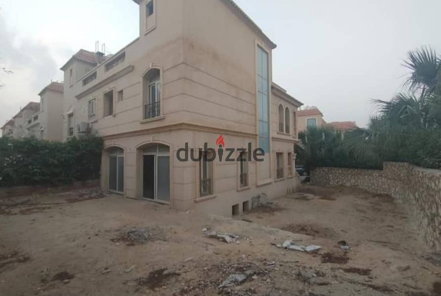 Semi-finished twin house for sale,ready to move in front of Gate 6 Al-Rehab in Villino Compound by Raslan Villino new cairo 0